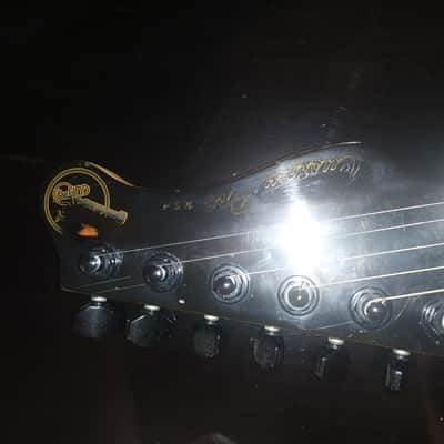 valley arts custom pro USA black beauty mirror gold pre samick 1992 signed image 19