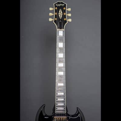 Epiphone SG Custom Inspired by Gibson - Ebony w/ Gold Hardware image 5