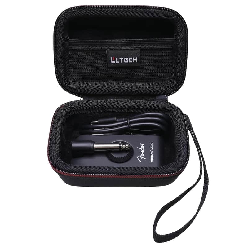 Ltgem Carrying Case For Fender Mustang Micro/Mustang Micro Plus Headphone Amplifier (Case Only) image 1