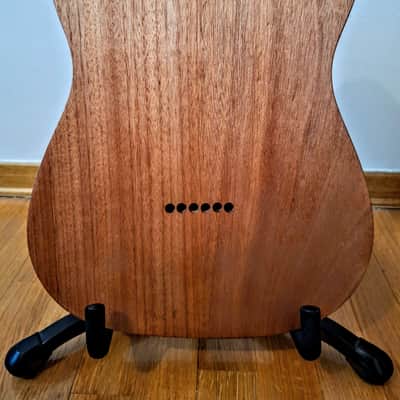 Telecaster Tele Thinline Body SH Cherry Burst Mahogany and Maple Top image 2