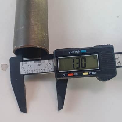 Musser M665B Brass Tube F 37 1/8"x1.5"Symphonic Chime Tubular Bell Cracked-Parts image 5