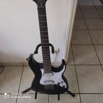 Schecter Sgr banshee 6 2023 - satin black - pick guard blanc image 2