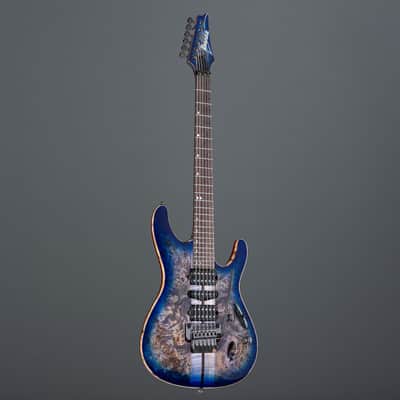 Ibanez Premium S1070PBZ-CLB Cerulean Blue Burst - Electric Guitar image 7