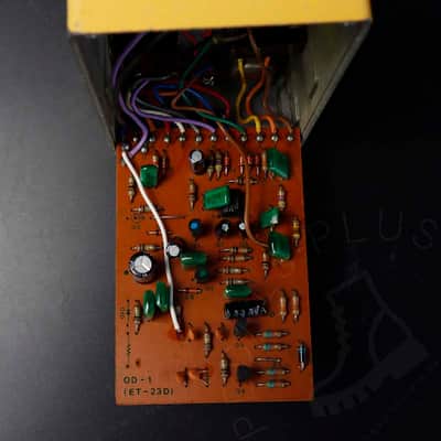 Boss OD-1 Over Drive (Black Label) 1977 - 1985 - Yellow image 6