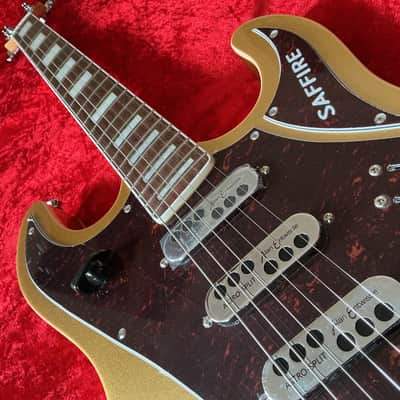 Rapier Saffire Ultra Electric Guitar in Shoreline Gold image 11