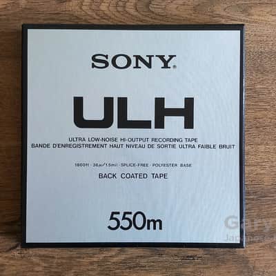 Sony ULH-7-550-BL Reel to Reel Recording Tape 7 Inch 18 cm 550 M 1800 Ft Made in Japan 1980 image 5