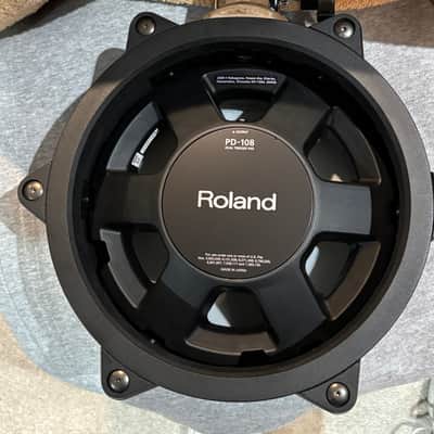 Roland PD-108-BC V-Pad 10" Dual Trigger Mesh Drum Pad 2010s - Black Chrome image 3