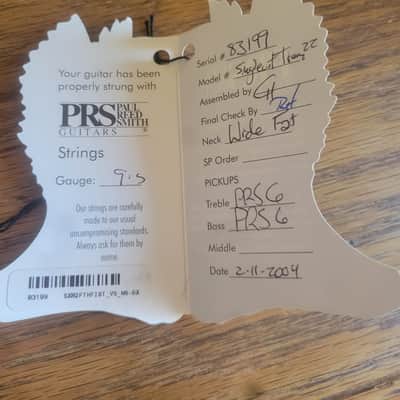 PRS Singlecut Tremolo 10-Top 2004 - Vintage Sunburst 10 top, birds image 8