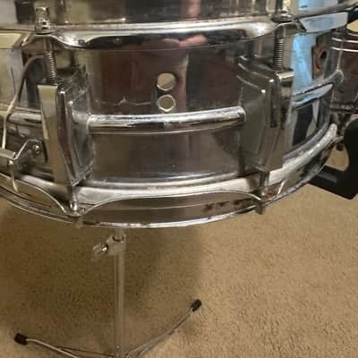 Ludwig LM400 5x14 Supraphonic Snare Drum 1967 - Chrome image 3