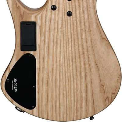 Ibanez EHB1675MS NTF Bass Workshop 5 String Electric Bass. Natural Flat with Bag image 3