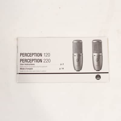 AKG Perception 220 Condenser Microphone w/ Shock Mount & Case image 10