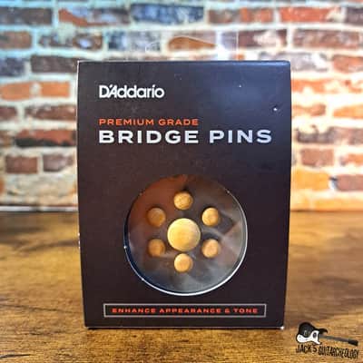 D'Addario Boxwood Bridge Pins with End Pin Set image 1