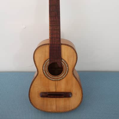 Project Vintage 1960s 3/4 Size Parlor Size Classical Guitar Mariachi Project Crack On Lower Bout Rarely Listed Mexico Mexican Mystery Maker image 1