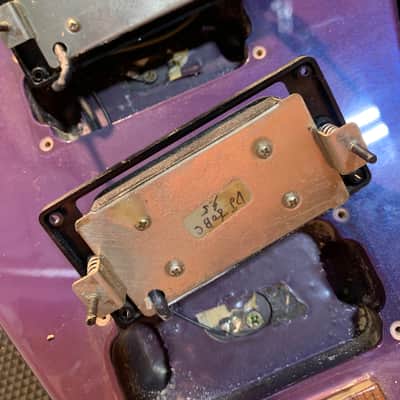 Jackson Randy Rhoads V RR Standard MIJ Neck Thru 1993 Blue Purple Japan w/ Bag image 23