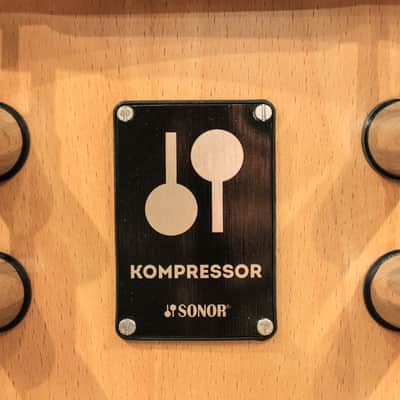 Sonor Kompressor 6X14" Beech Snare Drum - New! image 5