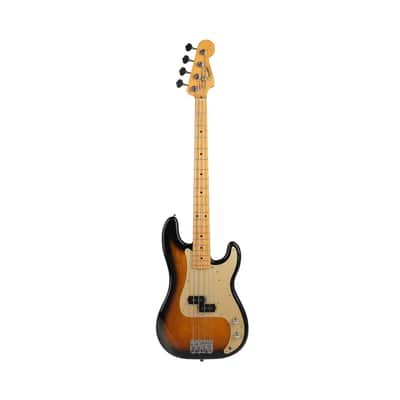 1982 Fender Japan Precision Bass '57 Reissue (PB57) - Two-Tone Sunburst - Gold Anodized Pickguard - Documented Studio Use by Max Martin & Marino Stoess image 1
