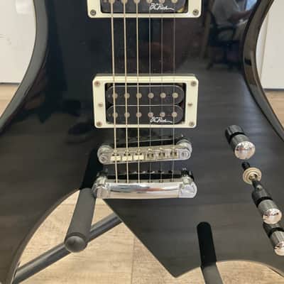 B.C. Rich Bich Electric Guitar - Black-With Hard case image 3