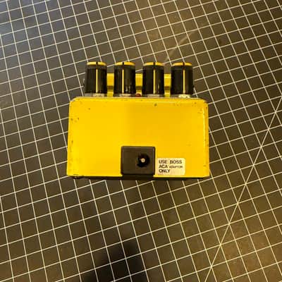 Boss OD-2 Turbo OverDrive (Black Label) 1985 (see serial) - Yellow - MIJ image 5