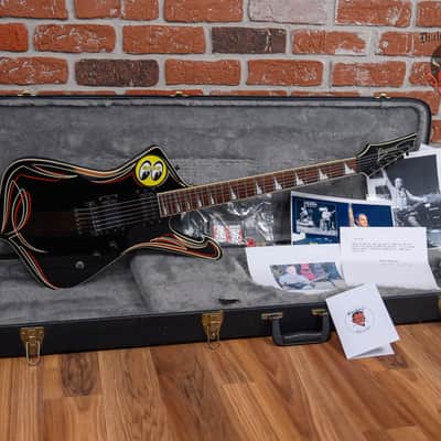 Ibanez ICT700 Iceman Black w/ Pinstripes 2011 w/OHSC Artist Owned image 2