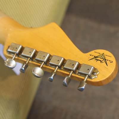 Minty! 2024 Fender Custom Shop 1954 70th Anniversary Limited Edition Stratocaster Electric Guitar Relic Sunburst + COA OHSC image 22