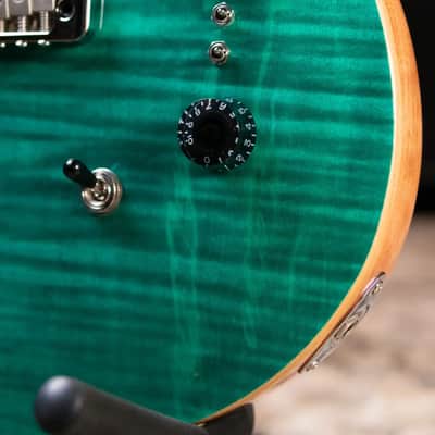 PRS SE Custom 24-08 Electric Guitar - Turquoise with Gig Bag image 10