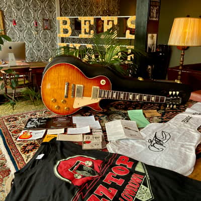 2009 Gibson Pearly Gates Les Paul Billy Gibbons Tom Murphy Aged #46 image 1