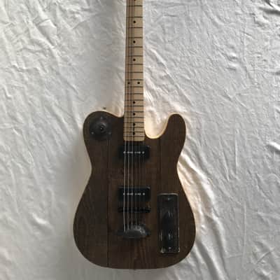 Electric Guitar - Reclaimed Wood and Door Hardware - T-Style - Back Door 063 image 2