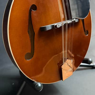 Kentucky KM-256 Artist Deluxe A-Style Mandolin Transparent Brown w/ Gig Bag image 6