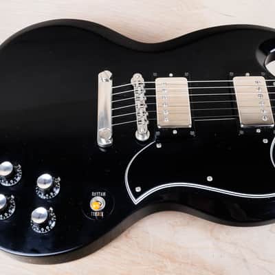 Greco Mint Collection SS-600P MIJ 1990 Ebony Maxon Screamin' PAFs Japan SG Special w/ Bag image 3