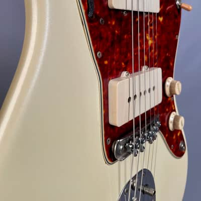 Fender Jazzmaster 1959 Pearl White Refin image 5