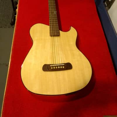 Thin Body Acoustic Guitar, NRS by New Sound Acoustic Handcrafted American image 4
