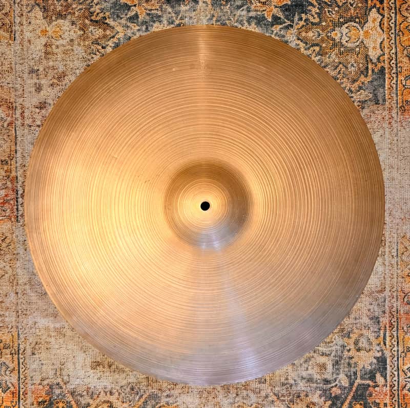 1960s Vintage Zildjian 22” LUSH Light Crash Ride 2754 g Hand Hammered! Versatile! Smooth! image 1