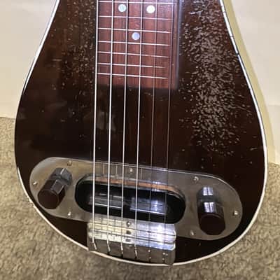 Recording King Model "D" made by Gibson 1939-1940 LAP STEEL W/ CASE PLAYER image 7