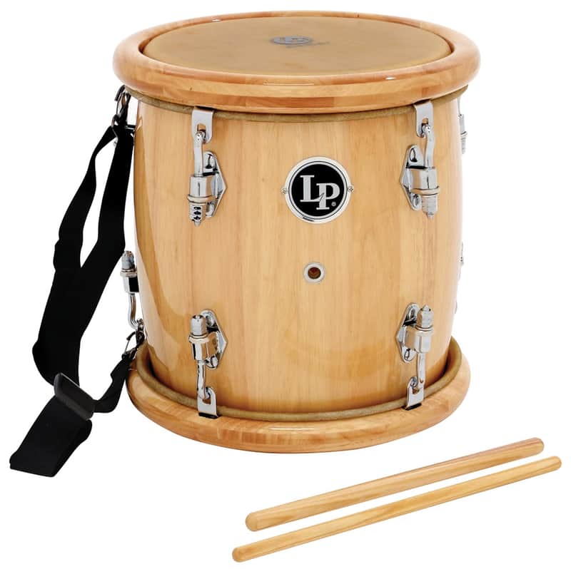 Latin Percussion LP271-WD Tambora w/ Wood Rims and Beaters image 1