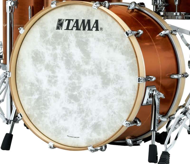 Tama TMB2016S-SAB STAR Maple Bass Drum 20" x 16" - Satin Antique Brown/Chrome HW/Drum Hoop: Matched image 1