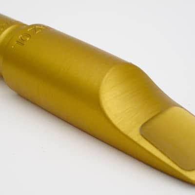 Ponzol Vintage Model Aluminum 105 Tenor Saxophone Mouthpiece (NOS) Gold Aluminum image 3