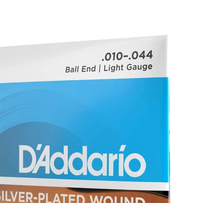 D'Addario EJ83L Gypsy Jazz Acoustic Guitar Strings, Ball End, Light, 10-44 image 4