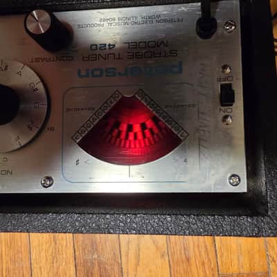 Peterson strobe tuner model 420 1970s image 2