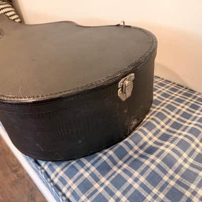 Vintage 1940s Geib Inc. Challenge Alligator Case - Purple Lining - Fits 16" Archtop / Dreadnought image 9