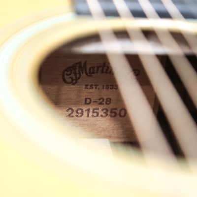 Martin D-28 Standard Series Aging Toner Top Acoustic Electric Guitar w/Case image 8