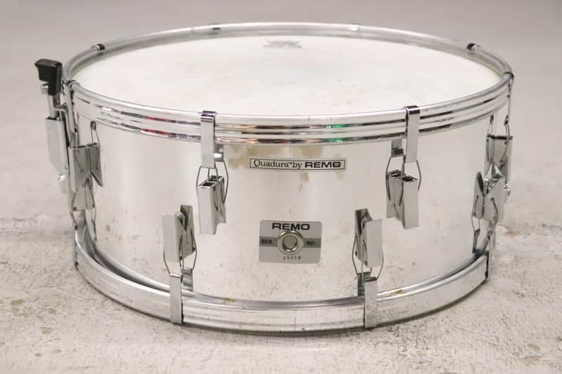 Remo 5.5x14" PTS Pre Tune Snare Drum Chrome 1990's image 1