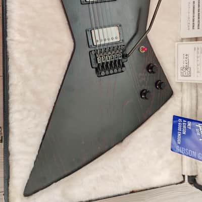 Gibson Limited Edition Vampire Blood Moon Explorer 2011 - EMG JH "HET" Set James Hetfield Metallica - Ebony/Red image 2
