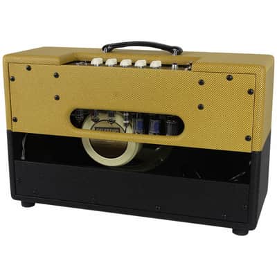 Swart Antares 1x12 Combo with Celestion Creamback Speaker - Black & Tan w/Rounded Grille image 2