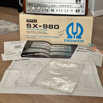 STORE DISPLAY Vintage Pioneer SX-980 Stereo Receiver ~MINT~ ORIG BOX + FREE SHIPPING ~LOOK~ image 2