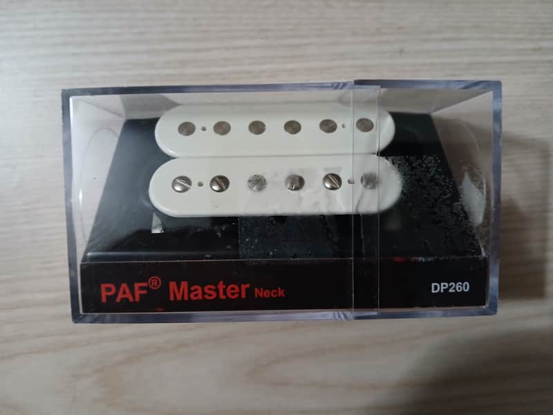 DiMarzio DP260 PAF Master Neck Humbucker - White