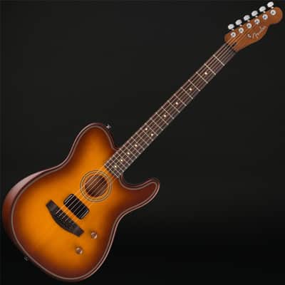Immagine Fender Acoustasonic Standard Telecaster in Honey Burst - 2
