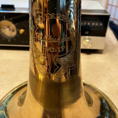 F.E. Olds and Son Professional Level Tenor Trombone 1955-1979 - Brass READ image 10