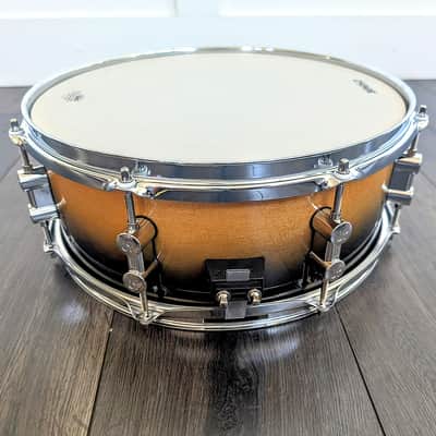 Near MINT Sonor Force 2007 Birch Shell Snare Drum 14" x 5.5" Natural Lacquer Fade Black Engineered in Germany image 5