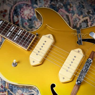 Peerless Gigmaster SC Hollow Body Metallic Gold image 10