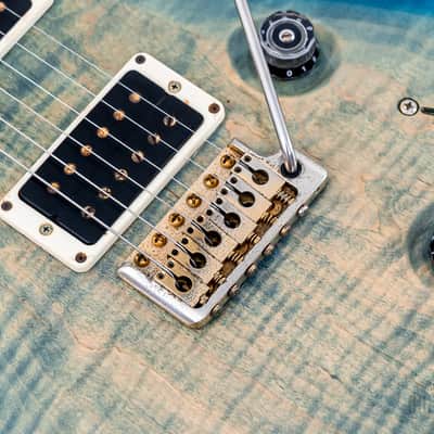 2012 Paul Reed Smith Custom 24 Trem Faded Blue Burst w/ Case image 8